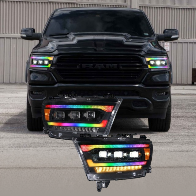 Lighting Trendz 2019-2024 Ram 1500 Form Lighting Pre-Built Headlights main image